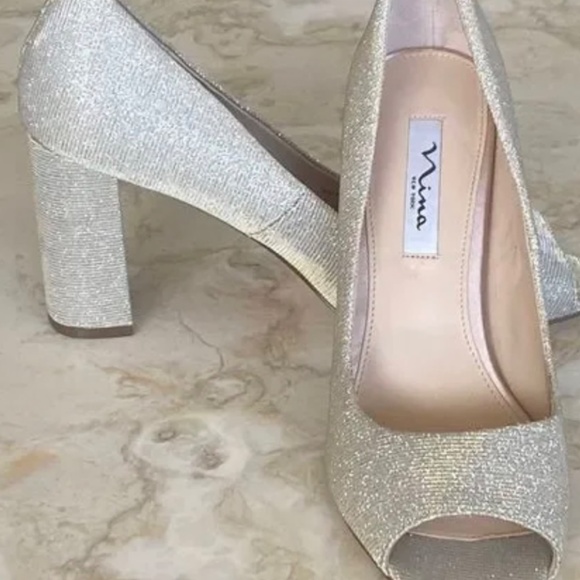 Nina New York Block heel peep toe - Picture 2 of 5